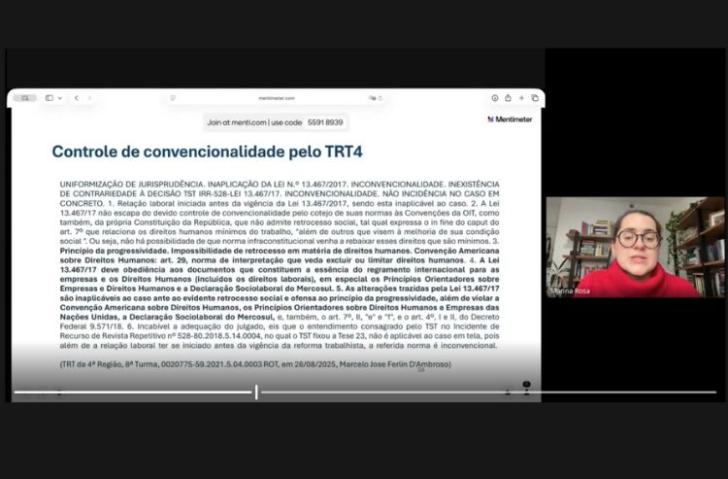 Justiça do Trabalho promove curso sobre convencionalidade e jurisprudência episode artwork
